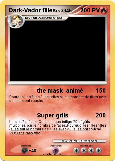 Pokemon Dark-Vador filles