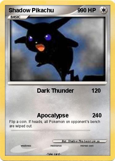 Pokemon Shadow Pikachu               9