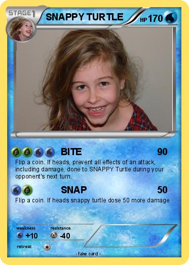 Pokemon SNAPPY TURTLE