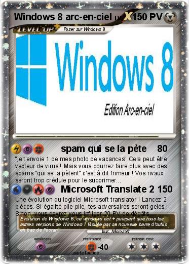 Pokemon Windows 8 arc-en-ciel