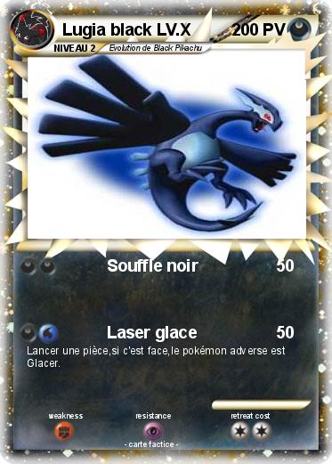 Pokemon Lugia black LV.X