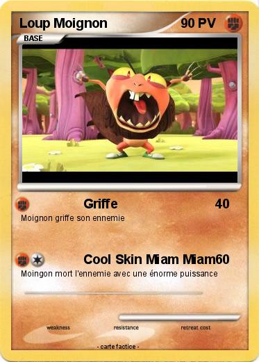 Pokemon Loup Moignon