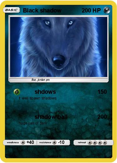 Pokemon Black shadow