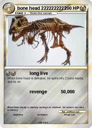 Pokemon bone head 2222222222