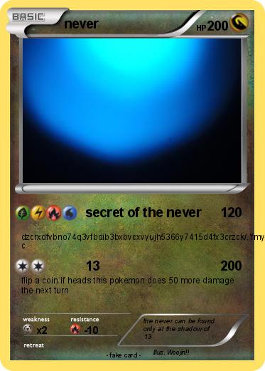 Pokemon never
