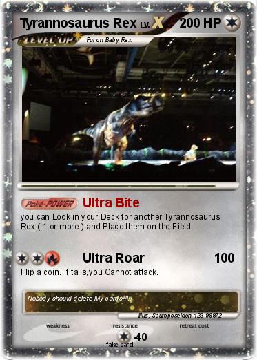 Pokemon Tyrannosaurus Rex