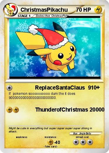 Pokemon ChristmasPikachu