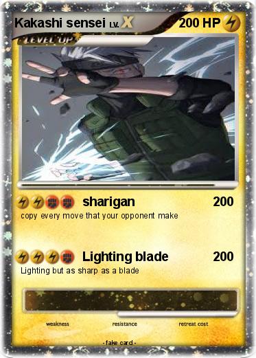 Pokemon Kakashi sensei