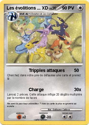 Pokemon Les évolitions ... XD
