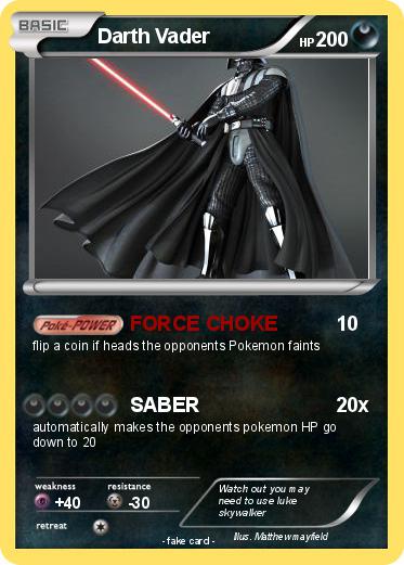 Pokemon Darth Vader
