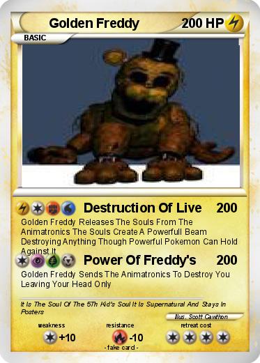 Pokemon Golden Freddy