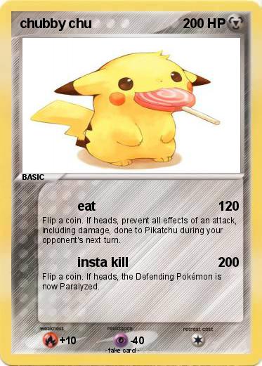 Pokemon chubby chu