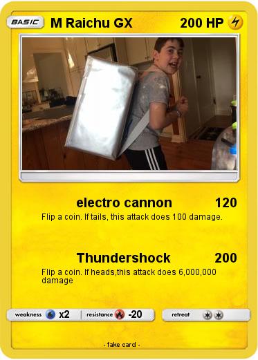 Pokemon M Raichu GX