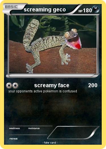 Pokemon screaming geco