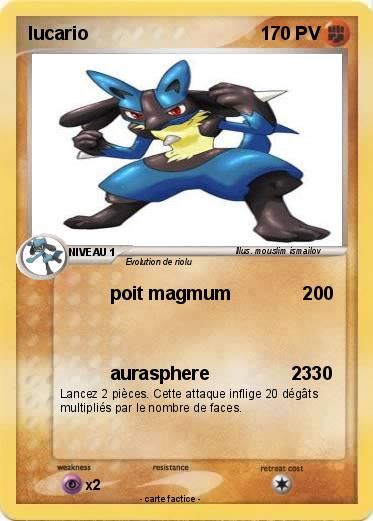 Pokemon lucario