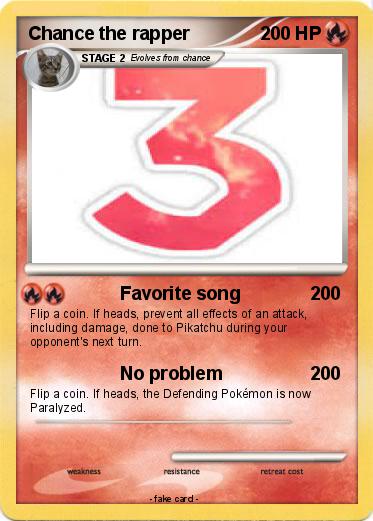 Pokemon Chance the rapper