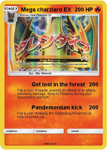 Pokemon Mega charziard EX
