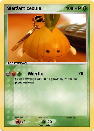 Pokemon Sierżant cebula