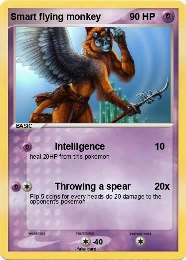 Pokemon Smart flying monkey