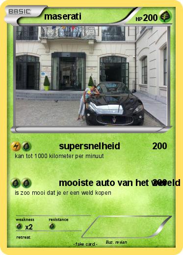 Pokemon maserati