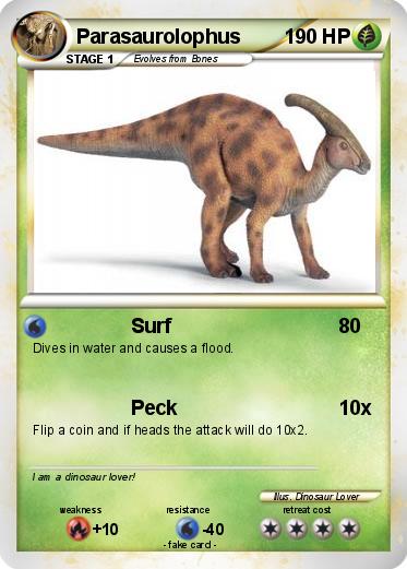 Pokemon Parasaurolophus