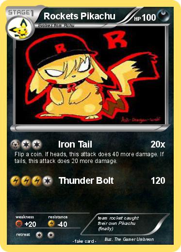 Pokemon Rockets Pikachu