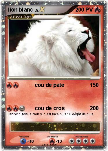Pokemon lion blanc