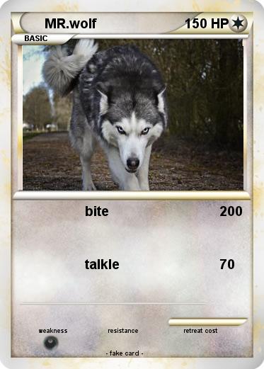 Pokemon MR.wolf