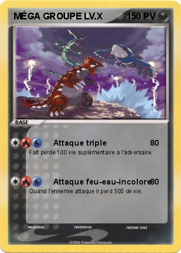 Pokemon MÉGA GROUPE LV.X