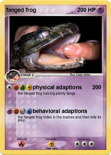 Pokemon fanged frog