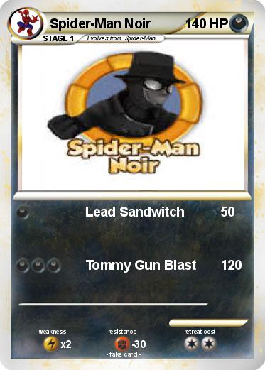 Pokemon Spider-Man Noir
