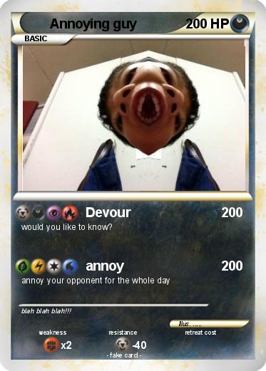 Pokemon Annoying guy