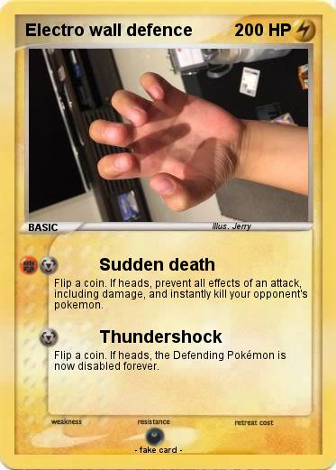 Pokemon Electro wall defence
