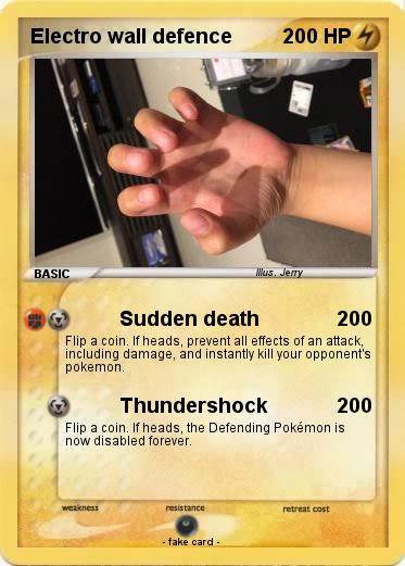 Pokemon Electro wall defence