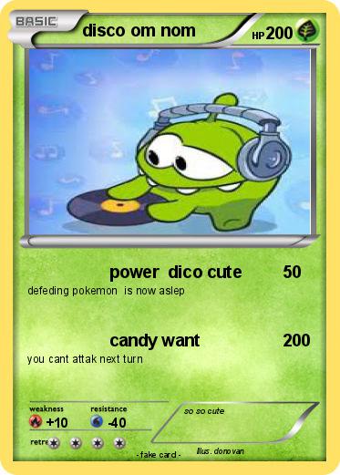 Pokemon disco om nom