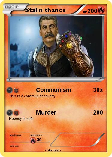 Pokemon Stalin thanos