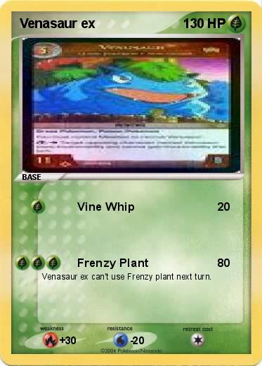 Pokemon Venasaur ex