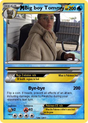 Pokemon Big boy Tommy