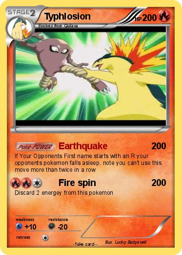 Pokemon Typhlosion