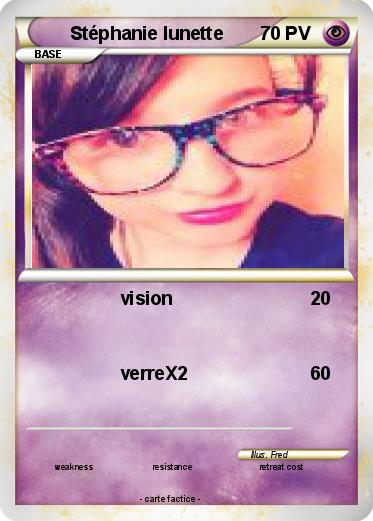 Pokemon Stéphanie lunette