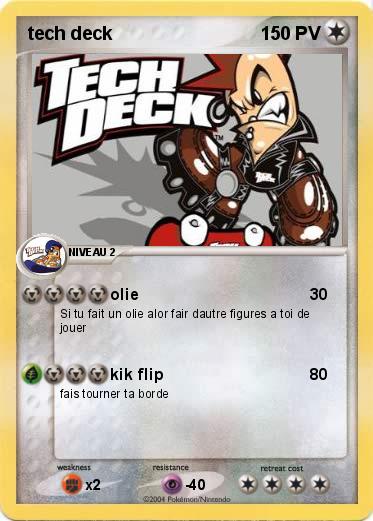 Pokemon tech deck