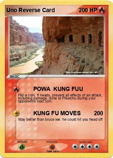 Pokemon Uno Reverse Card