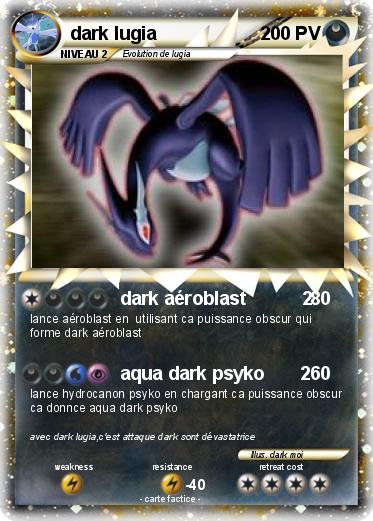 Pokemon dark lugia
