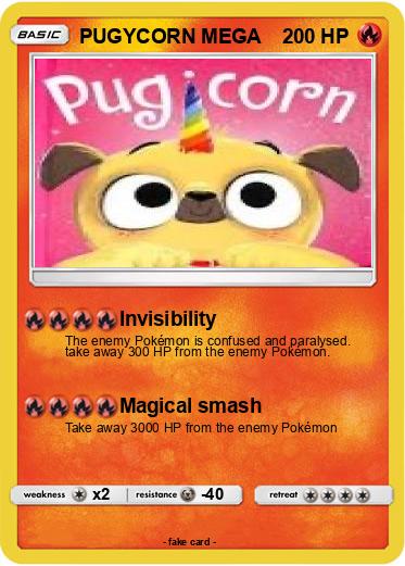 Pokemon PUGYCORN MEGA