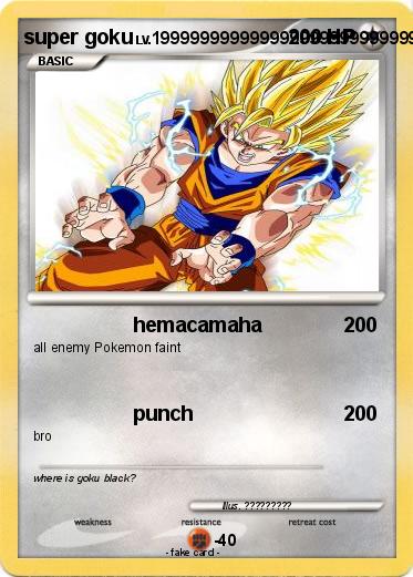 Pokemon super goku