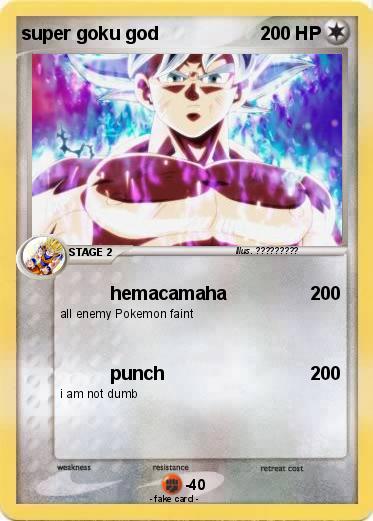 Pokemon super goku god