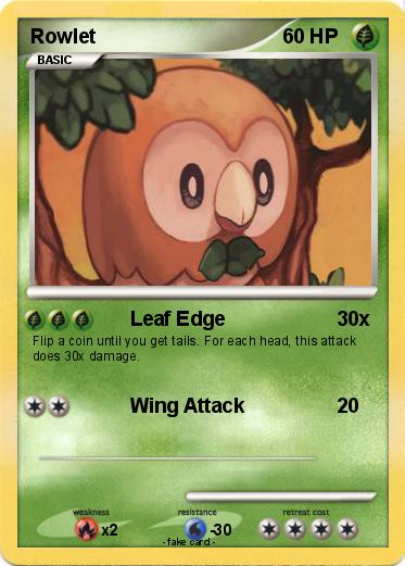 Pokemon Rowlet