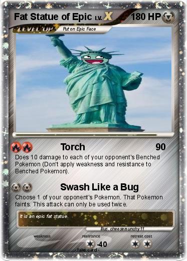 Pokemon Fat Statue of Epic