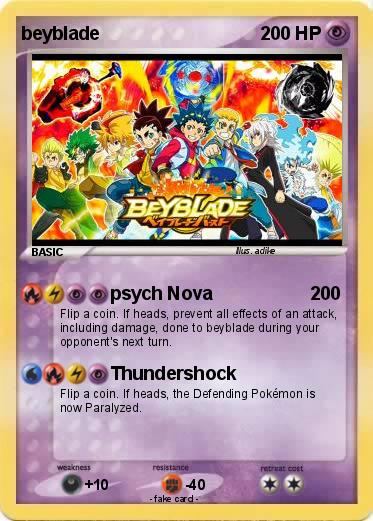 Pokemon beyblade