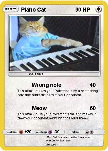 Pokemon Piano Cat